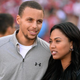 Golden State Warriors guard Stephen Curry and his wife, Ayesha
Thearon W. Henderson/Getty Images